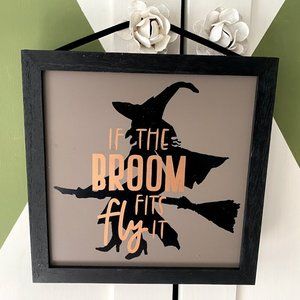 🌟 LAST CALL!!! 🌟 NWOT! Marshalls Halloween Witch Wooden Sign